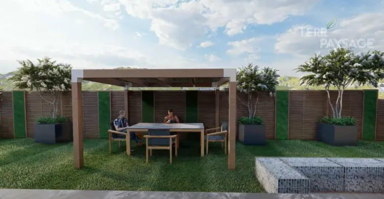 Etude de projet pour aménagement de jardin à Annecy